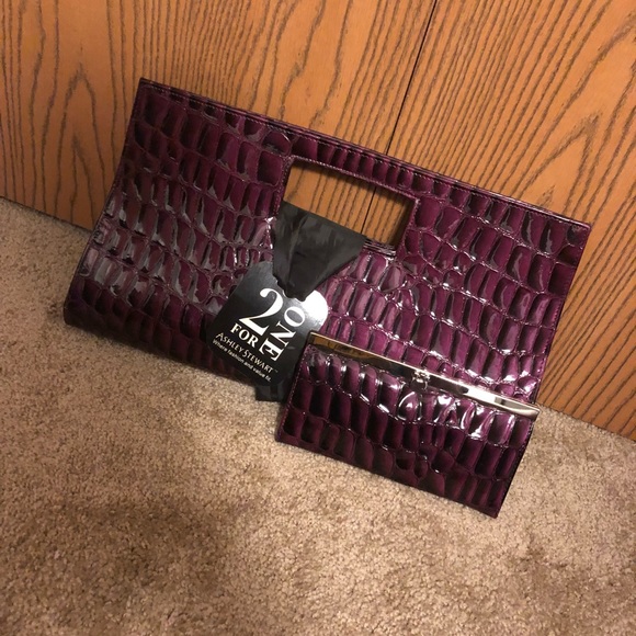 Ashley Stewart Handbags - Large Clutch/Crossbody